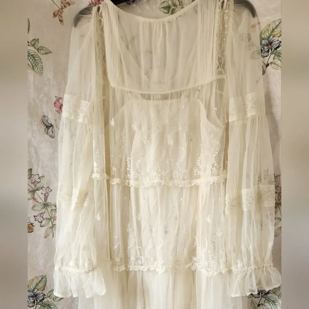 Free People Stevie Maxi Dress Sz Med Nwts - Picture 5 of 10